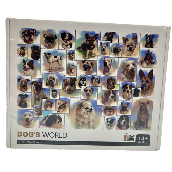 The‎ World of Dogs Jigsaw Puzzle 1000 Piece Eurographics NEW Sealed - Picture 1 of 4